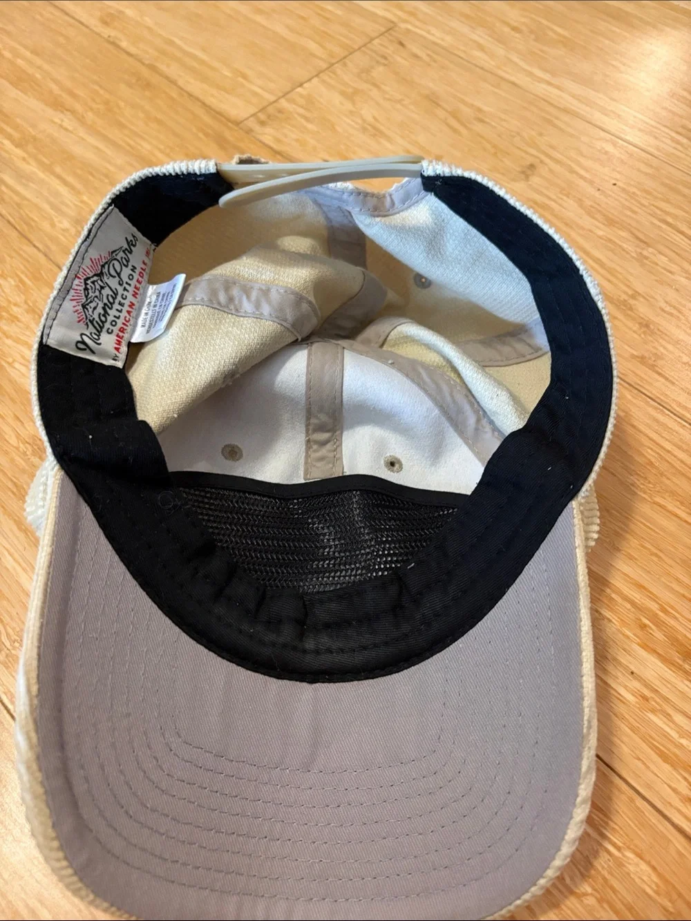 American Needle Yellowstone National Park Corduroy Bear Hat Snapback